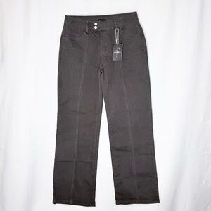 Flamingals size M(8/10) gray pants. Regular length/straight leg